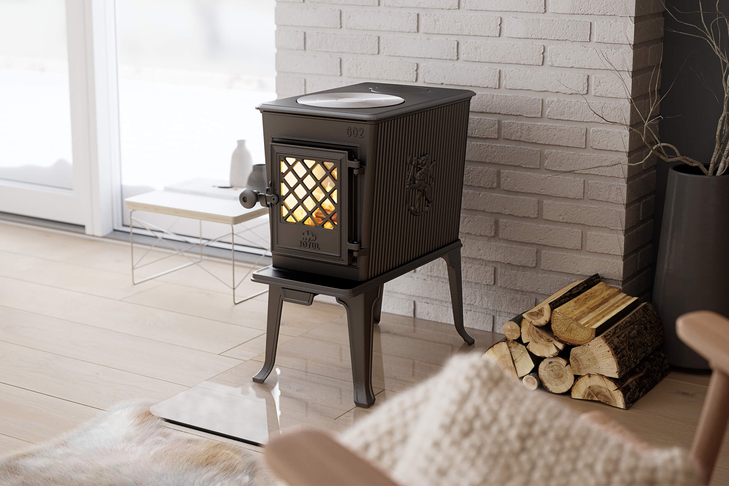 Jøtul F 602 ECO – een kleine houtkachel met een sterke persoonlijkheid |  Jotul
