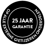 25 jaar garantie symbool