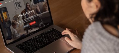 Dame zoekt open haard online