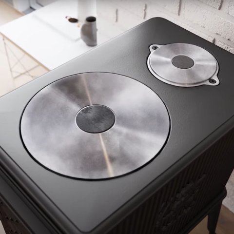 Jøtul F 602 with two cookingplates